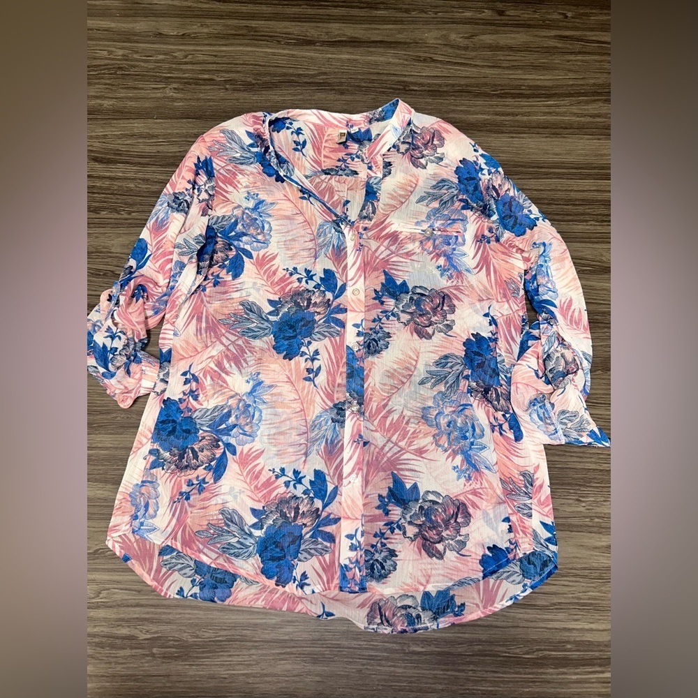 KUT from the Kloth floral blouse Size XL